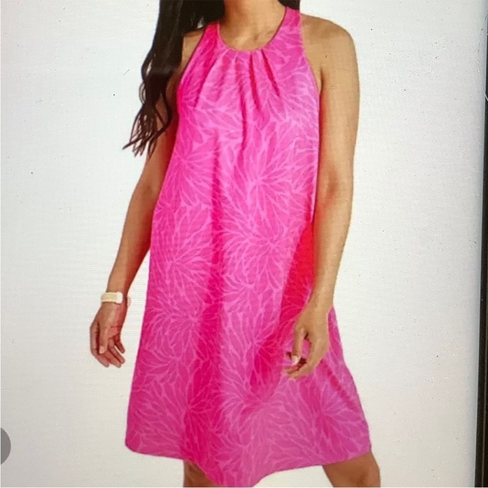 Vineyard Vines Sankaty Swing Dress Pink Floral NWT M